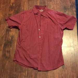 Men’s short sleeve button up